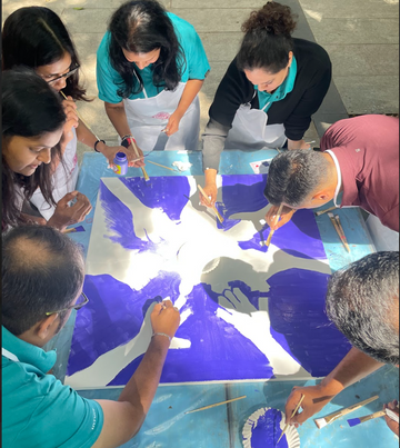 How Intuit’s Bangalore Team Bonded Through Art with Paint Bar