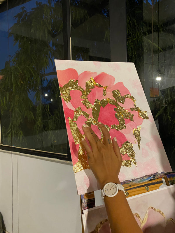 Saturday, 23rd December 2023 | Its a Golden Christmas - Gold Leaf Painting | 4:00PM - 6:30PM