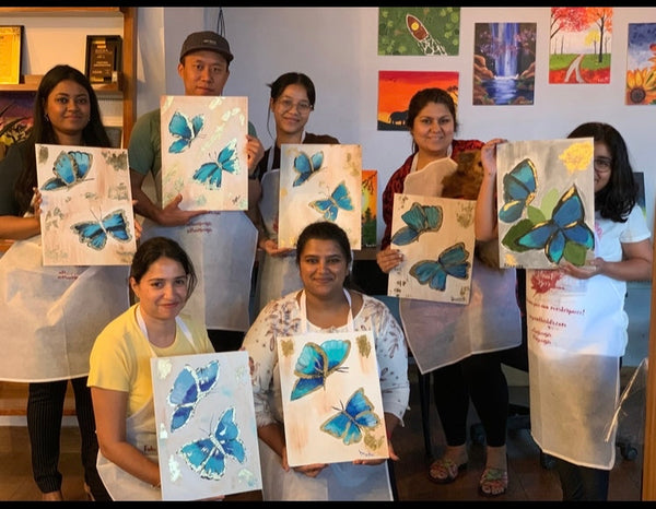 Saturday, 23rd December 2023 | Its a Golden Christmas - Gold Leaf Painting | 4:00PM - 6:30PM