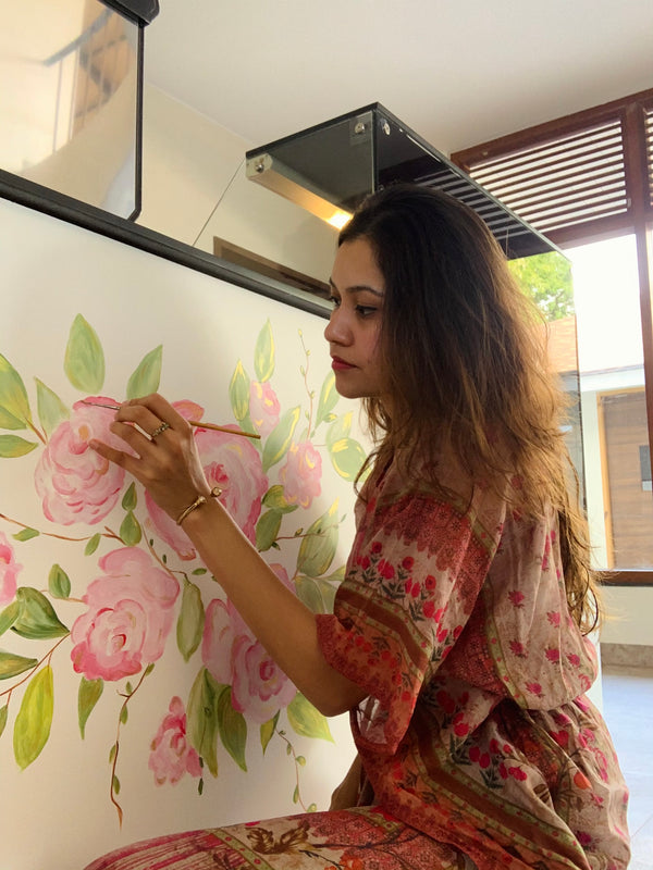 Online Coaching Session by Nishka Mehta : The Art of Wall Painting| 3rd May '25 | 11am-1:30 pm